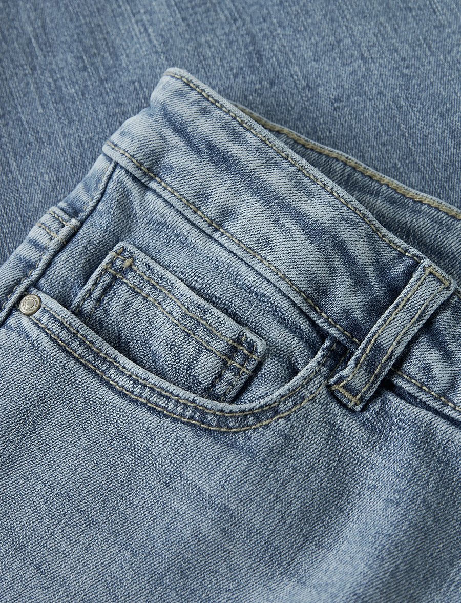 LMTD - NLFBLI DNM NW R WIDE PANT NOOS - brede jeans - light blue denim - 5