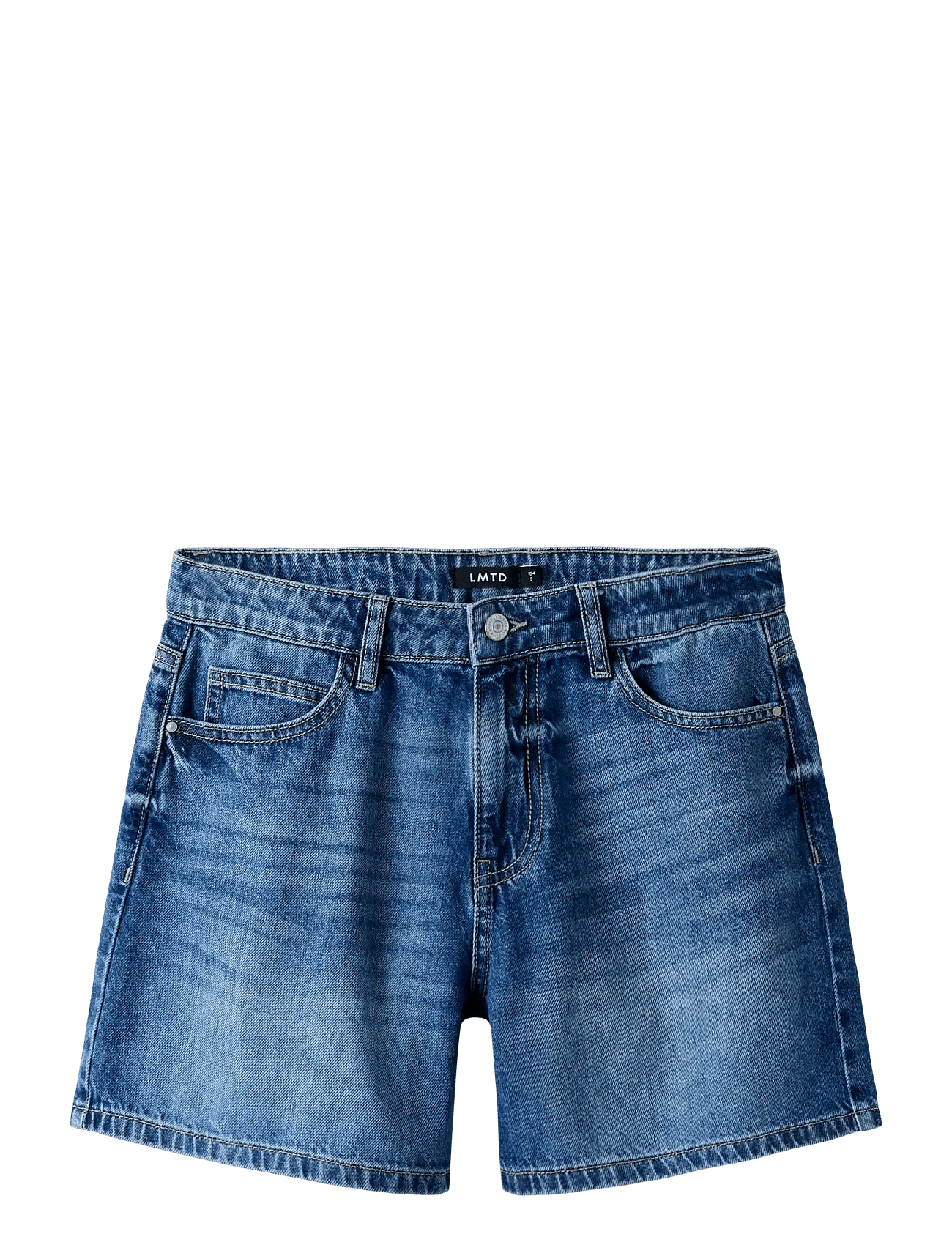 NLFBETT DNM NW MOM LC SHORTS - MEDIUM BLUE DENIM