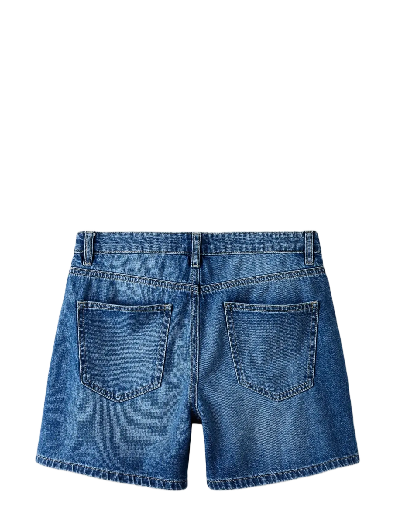 LMTD - NLFBETT DNM NW MOM LC SHORTS - jeansshorts - medium blue denim - 1