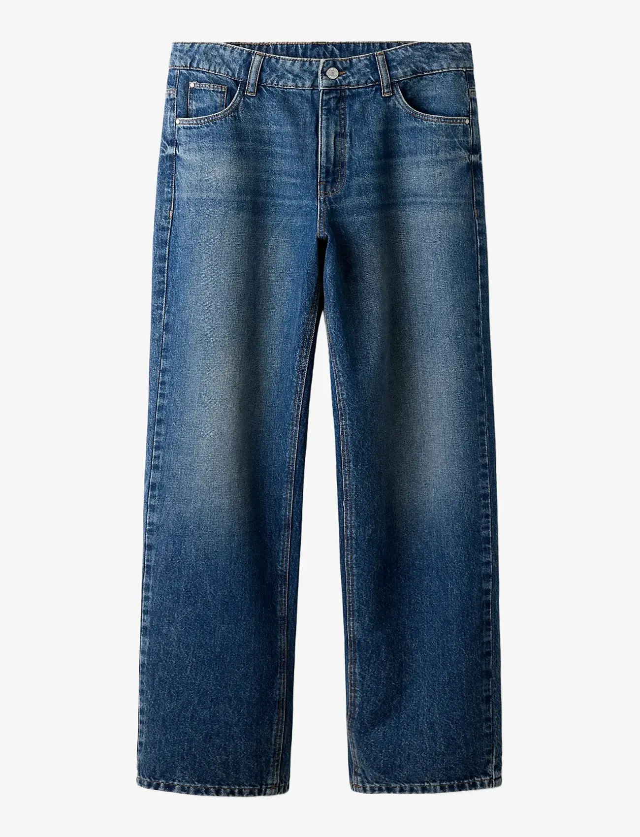 LMTD - NLMBIRT DNM LOOSE PANT - loose jeans - dark blue denim - 2