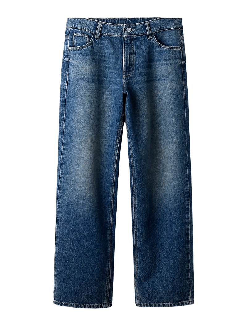 LMTD - NLMBIRT DNM LOOSE PANT - loose jeans - dark blue denim - 2
