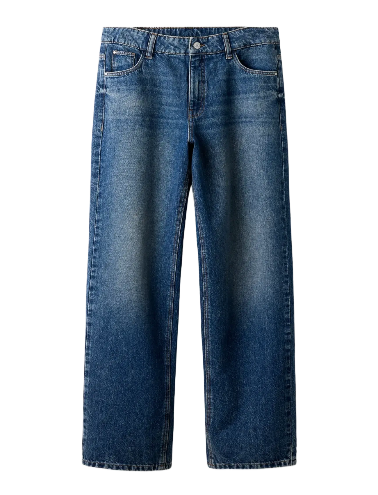 LMTD - NLMBIRT DNM LOOSE PANT - loose jeans - dark blue denim - 2