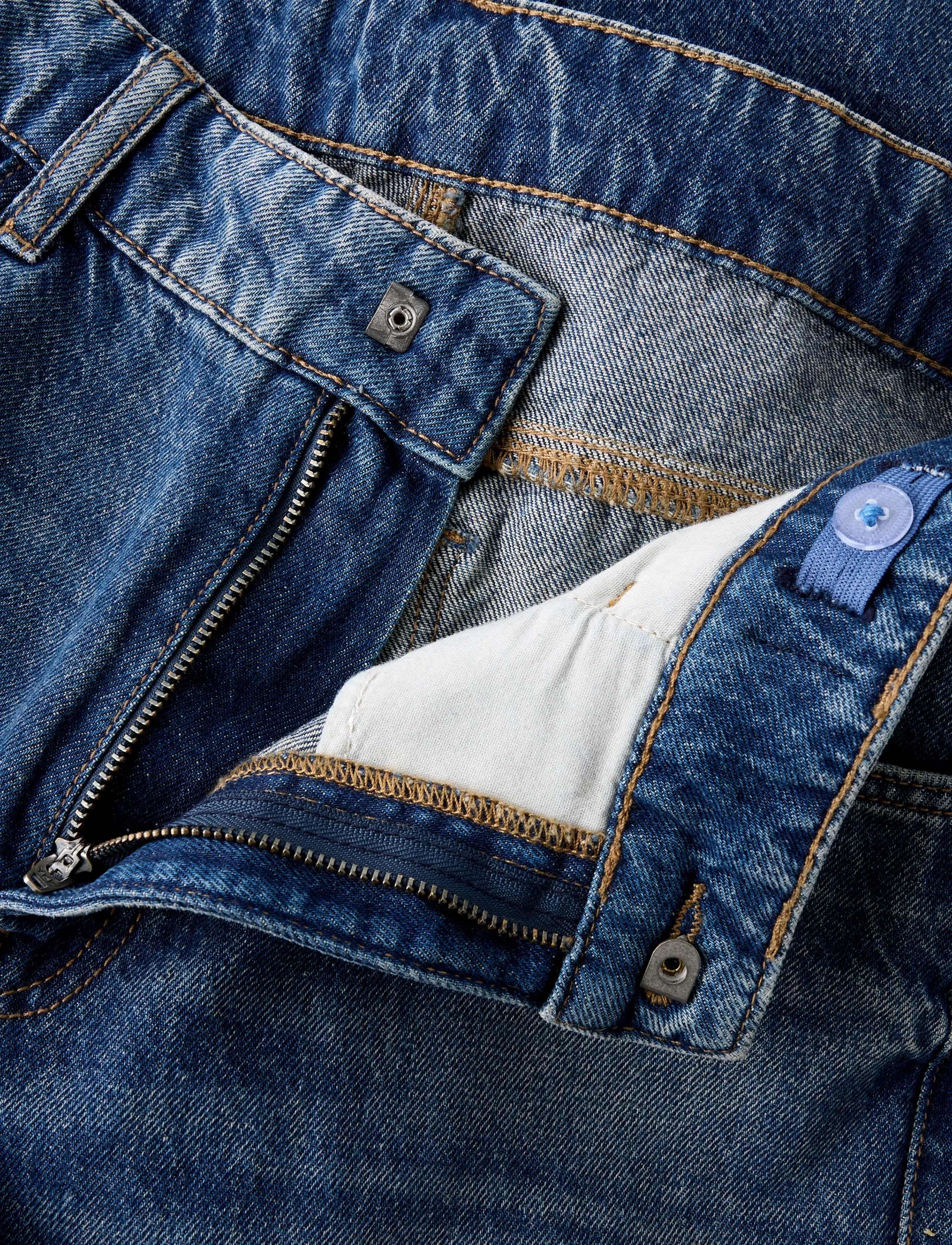 LMTD - NLMBIRT DNM LOOSE PANT - loose jeans - dark blue denim - 4
