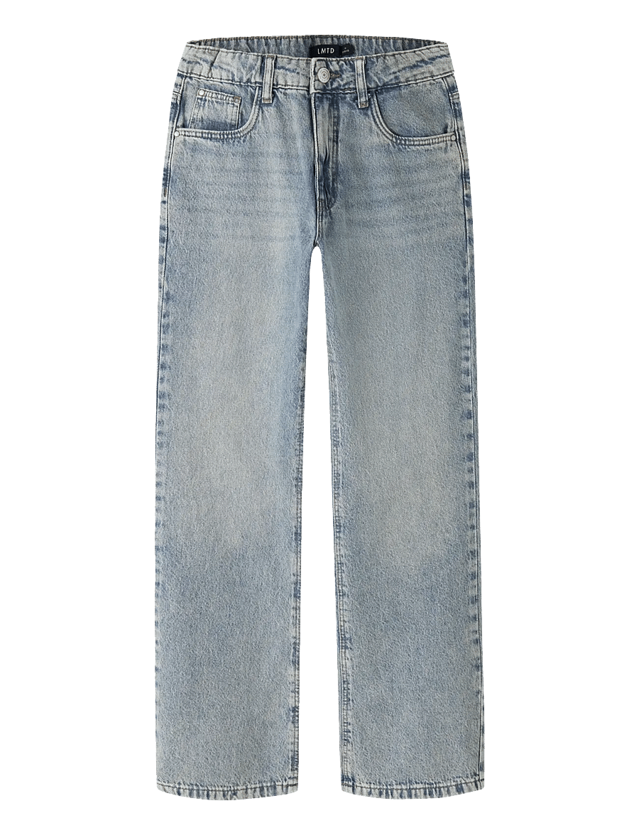 LMTD - NLMBIRT DNM LOOSE PANT - loose jeans - light blue denim - 0