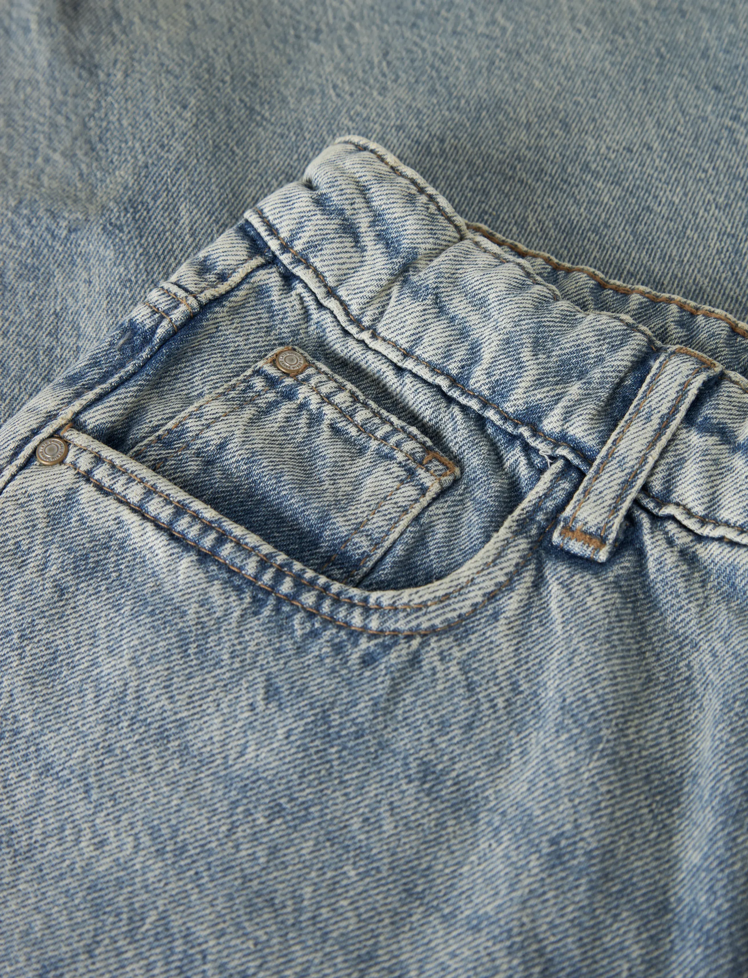 LMTD - NLMBIRT DNM LOOSE PANT - loose jeans - light blue denim - 4