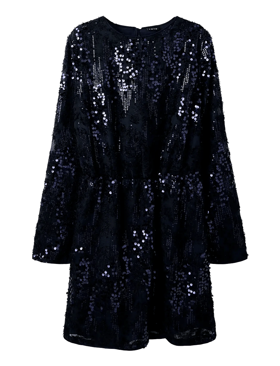LMTD - NLFRISIANNA LS SHORT DRESS - partykleider - night sky - 0