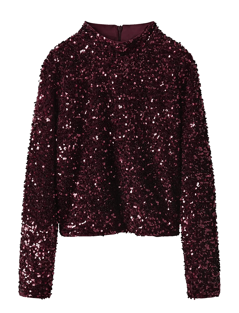 LMTD - NLFGLAM LS SHORT S TOP - blusen & tuniken - fig - 1