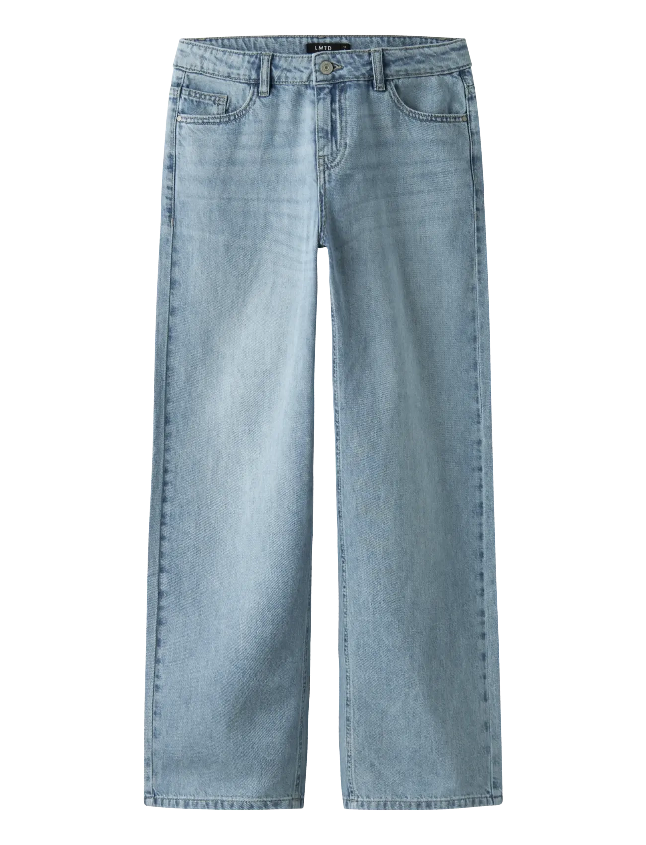 LMTD NLFBETT DNM LW R STRAIGHT PANT - Vaata kõiki - LIGHT BLUE DENIM / blue