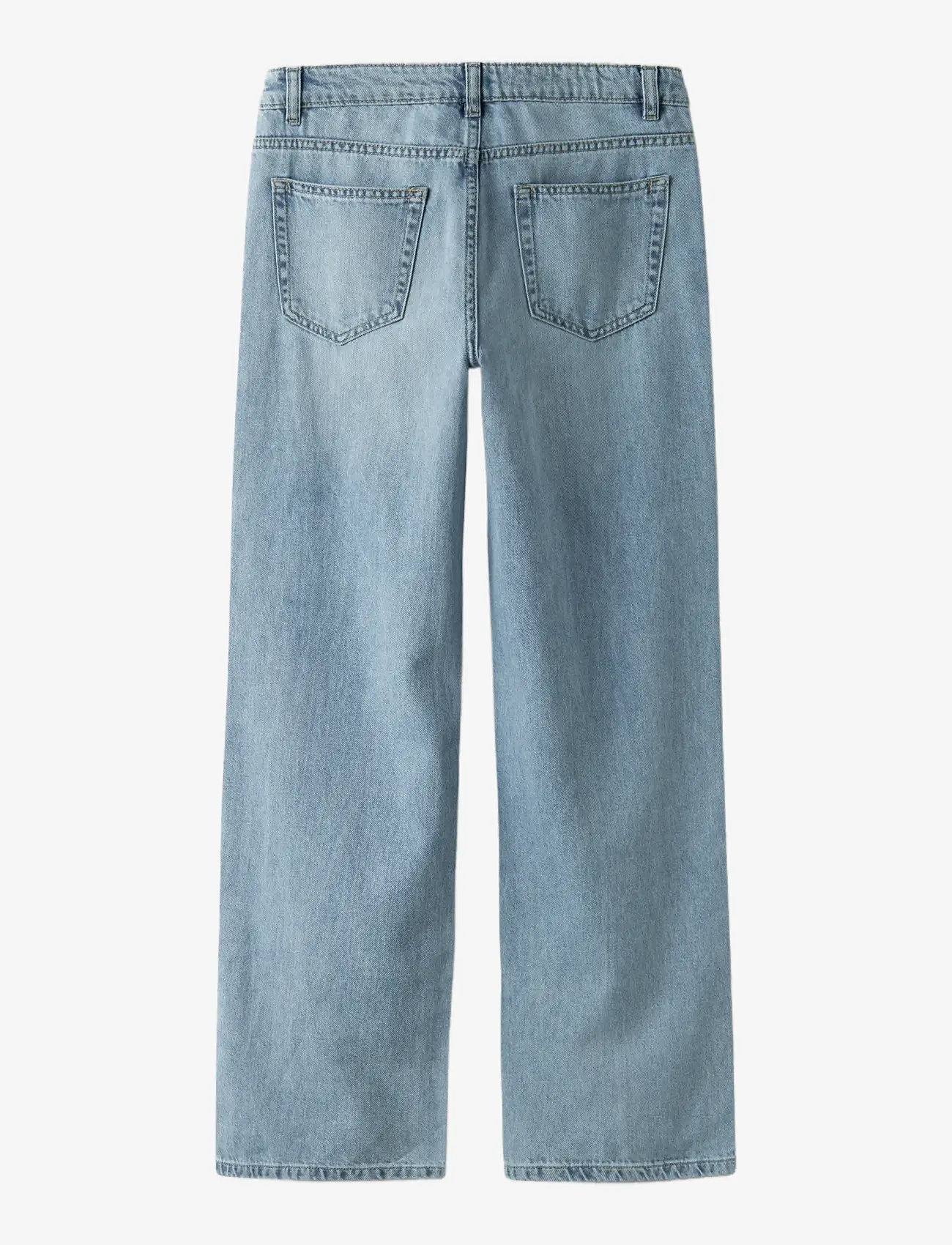 LMTD - NLFBETT DNM LW R STRAIGHT PANT - regular jeans - light blue denim - 2