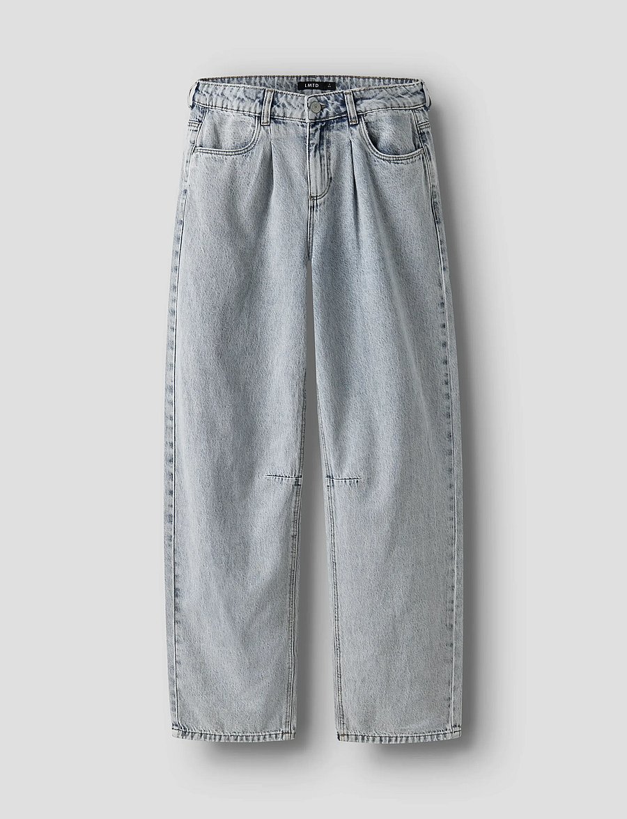 LMTD - NLFBIRM NW BALLOON PANT NOOS - loose jeans - light blue denim - 0