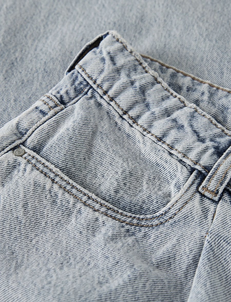 LMTD - NLFBIRM NW BALLOON PANT NOOS - loose jeans - light blue denim - 4