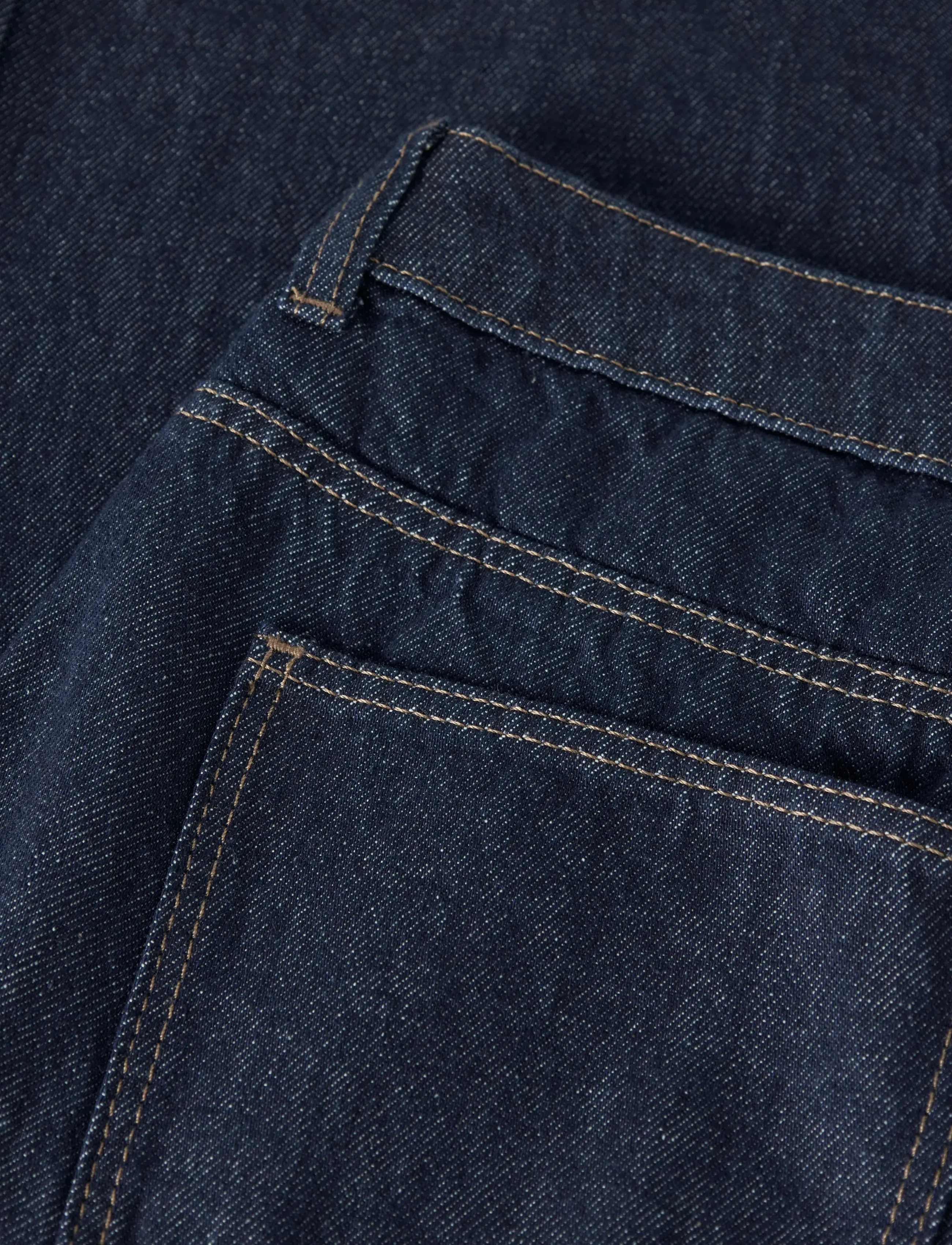 LMTD - NLFBIRM LW WIDE PANT NOOS - pantalons larges - dark blue denim - 4