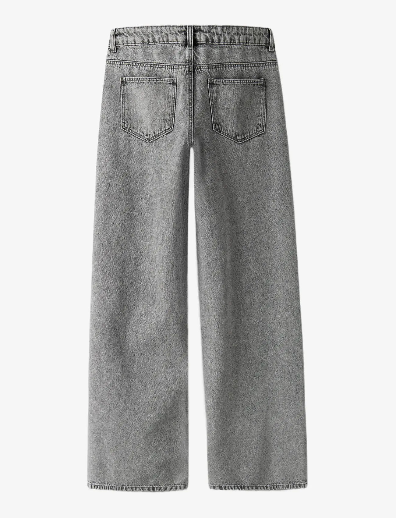 LMTD - NLFBIRM LW WIDE PANT NOOS - laia säärega teksad - light grey denim - 2