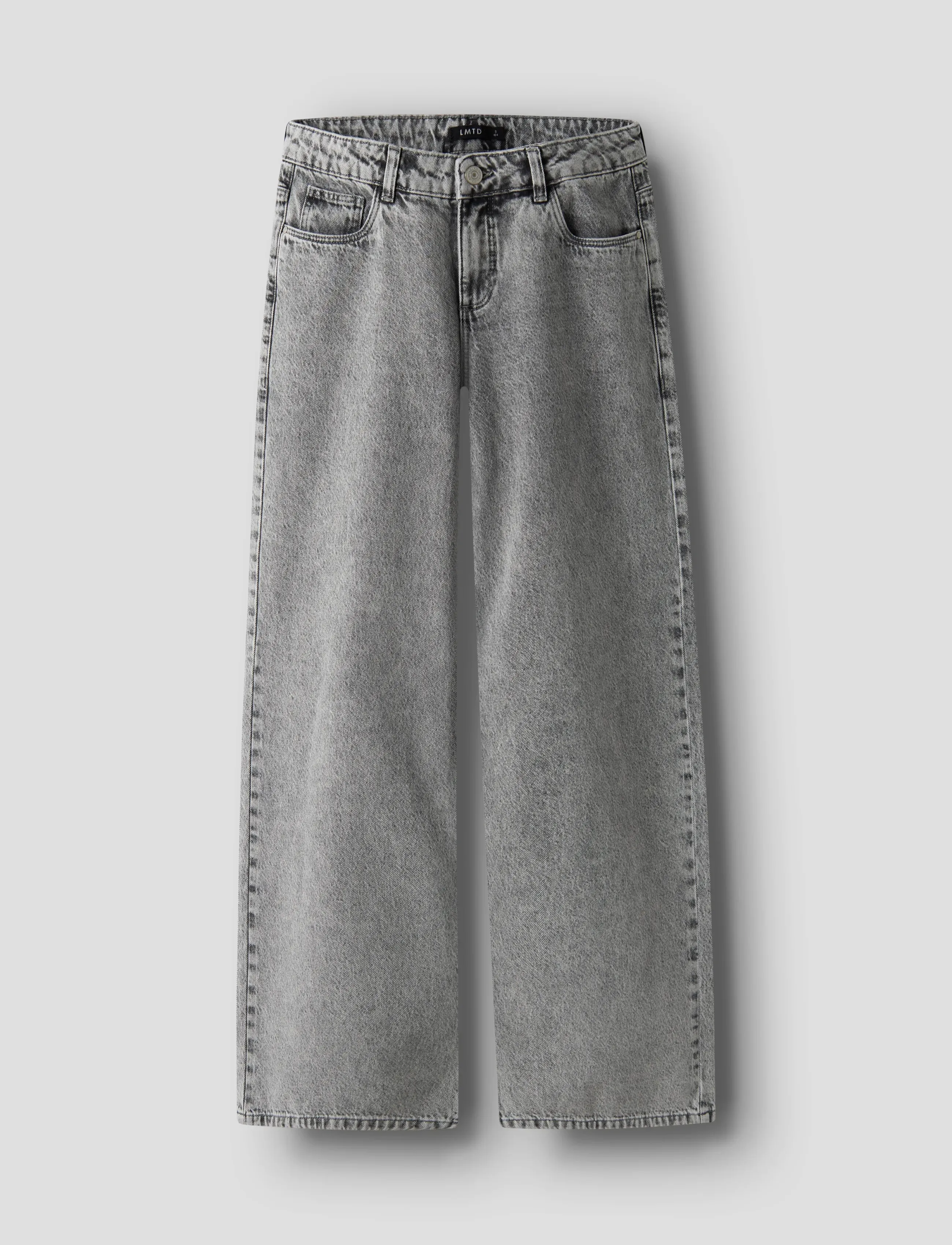 LMTD NLFBIRM LW WIDE PANT NOOS - Jeans - LIGHT GREY DENIM / grey