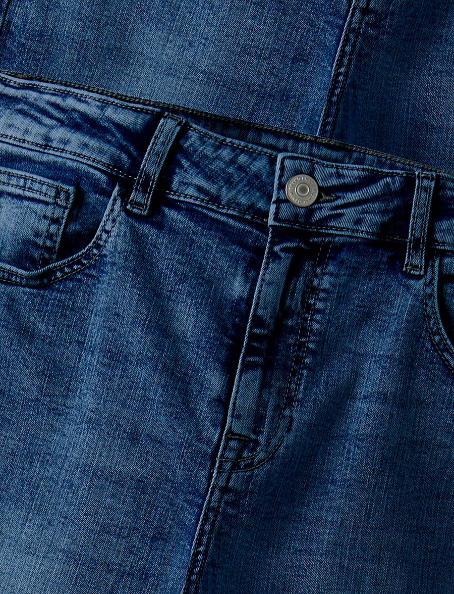 LMTD - NLMBLIX DNM R SLIM PANT - pillifarkut - dark blue denim - 1