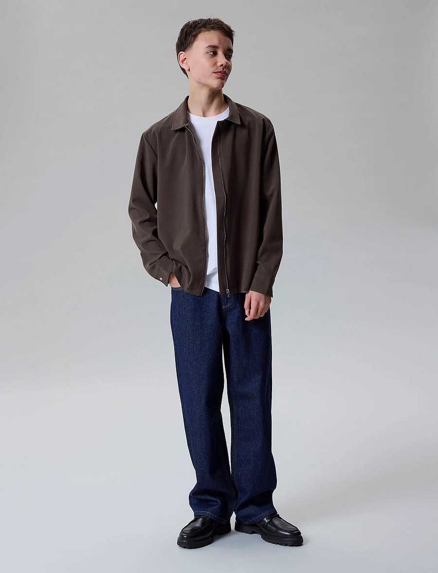 LMTD - NLMBIRM DNM R LOOSE PANT NOOS - regular jeans - dark blue denim - 3