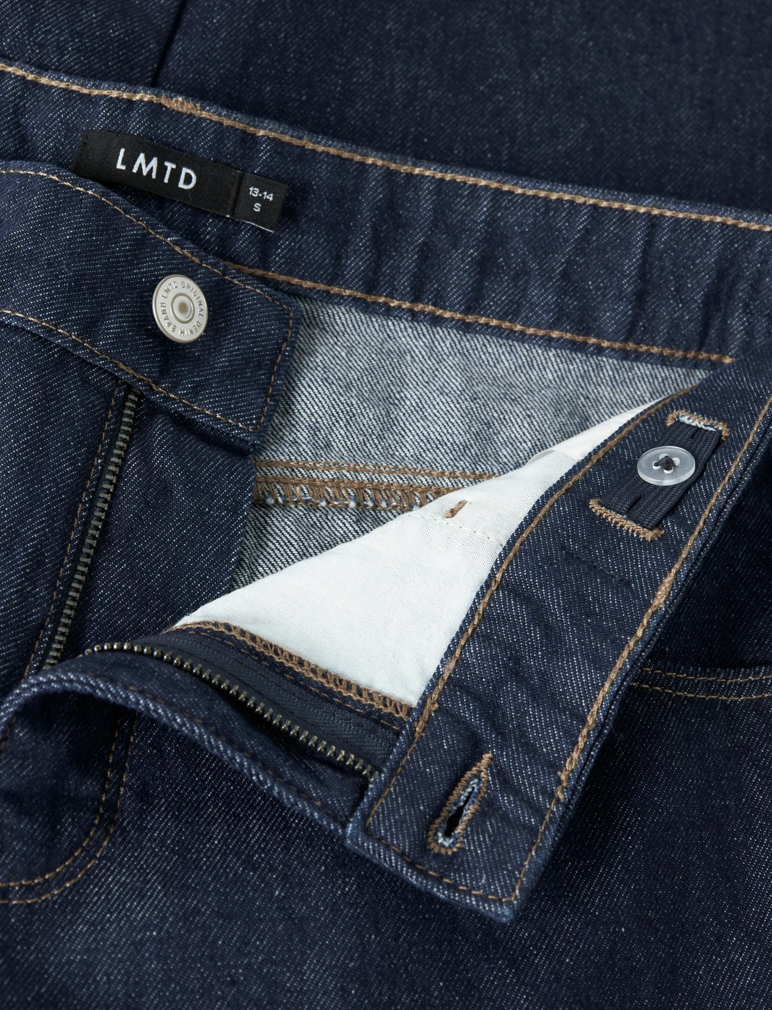 LMTD - NLMBIRM DNM R LOOSE PANT NOOS - regular jeans - dark blue denim - 4