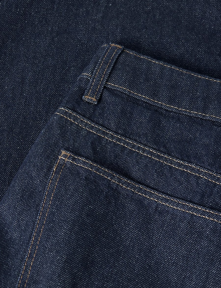 LMTD - NLMBIRM DNM R LOOSE PANT NOOS - regular jeans - dark blue denim - 5