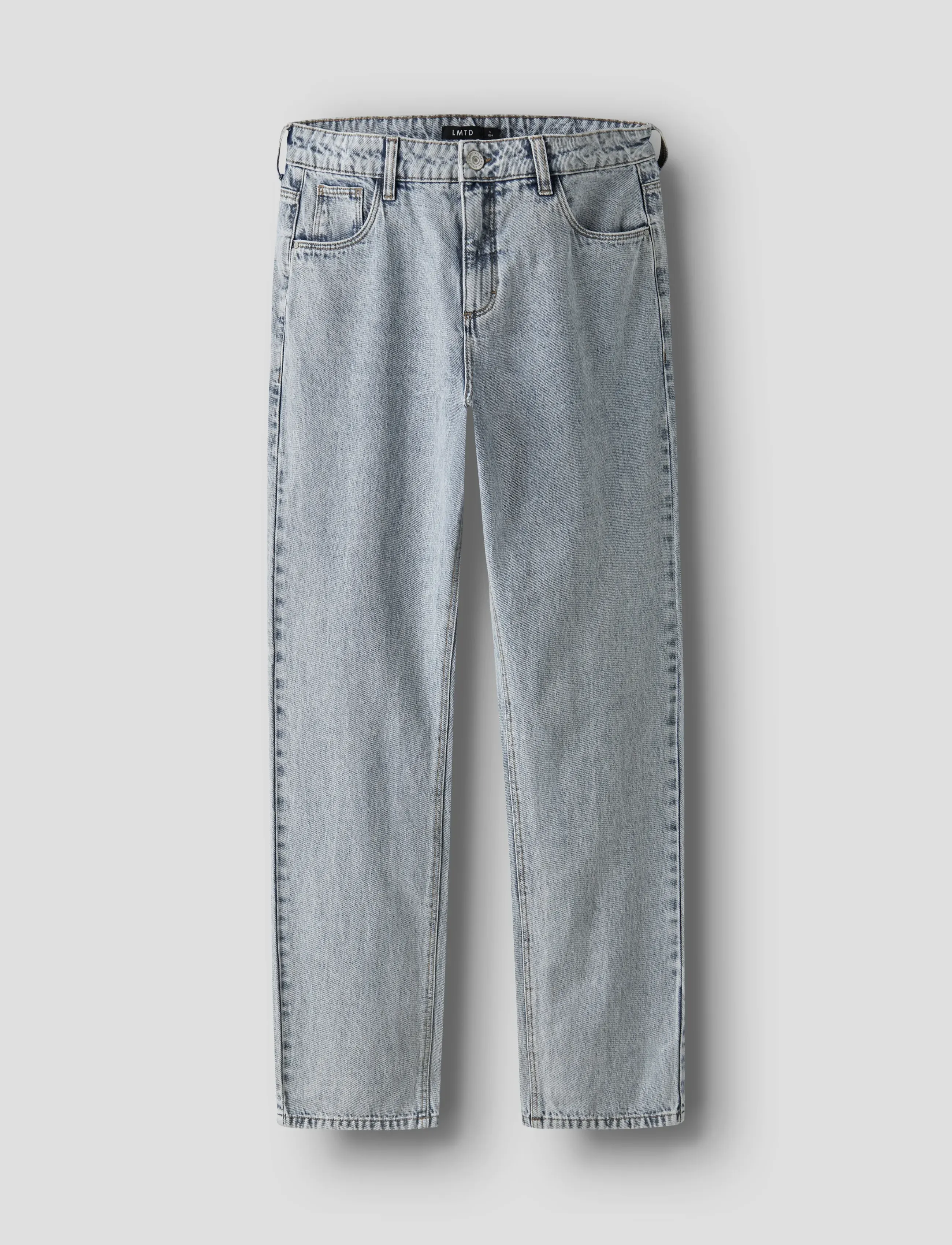LMTD NLMBIRM DNM R LOOSE PANT NOOS - Underdele - LIGHT BLUE DENIM / blue