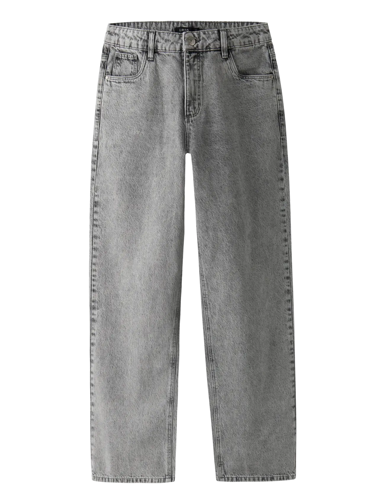 LMTD NLMBIRM DNM R LOOSE PANT NOOS - Basplagg - LIGHT GREY DENIM / grey