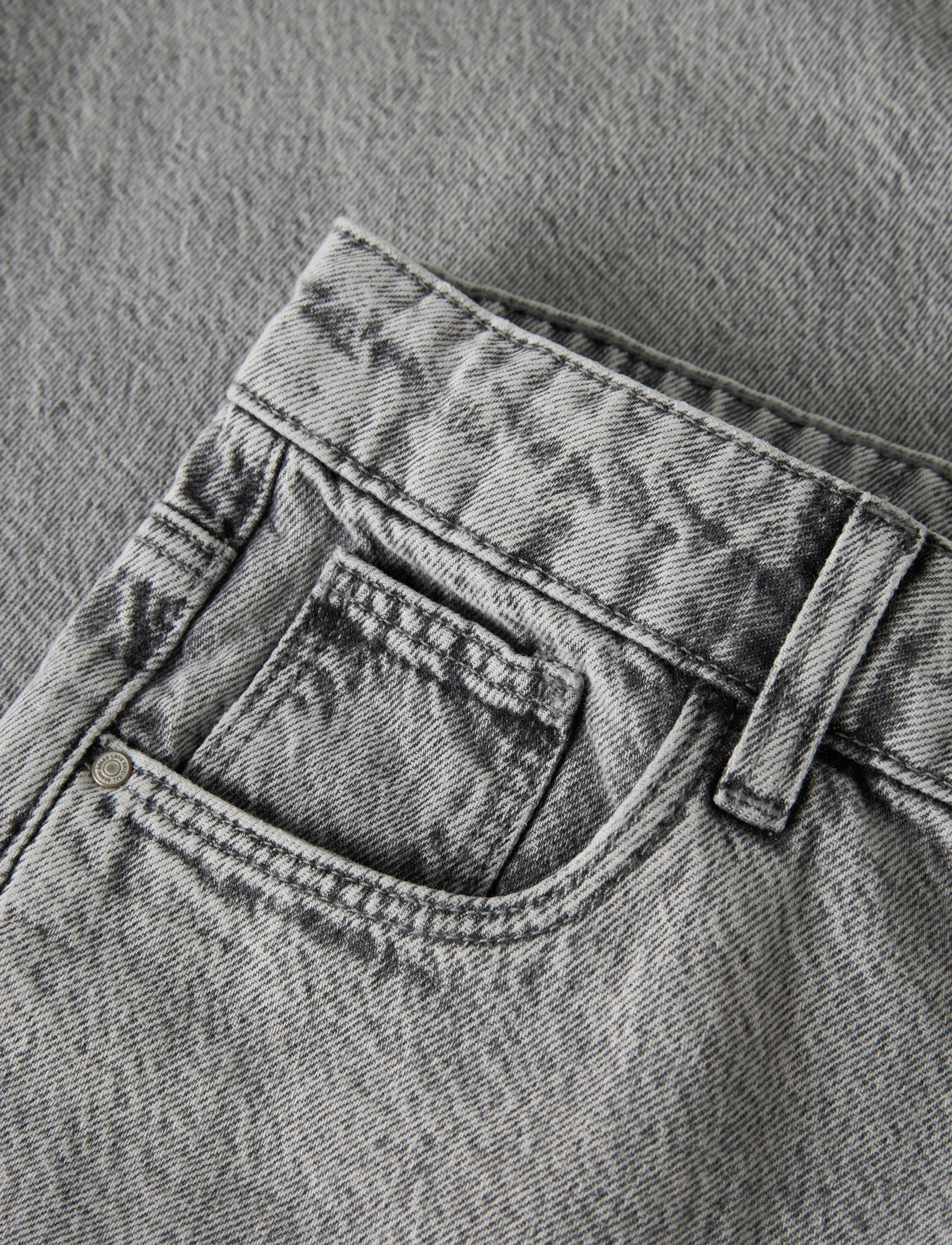 LMTD - NLMBIRM DNM R LOOSE PANT NOOS - regular jeans - light grey denim - 4