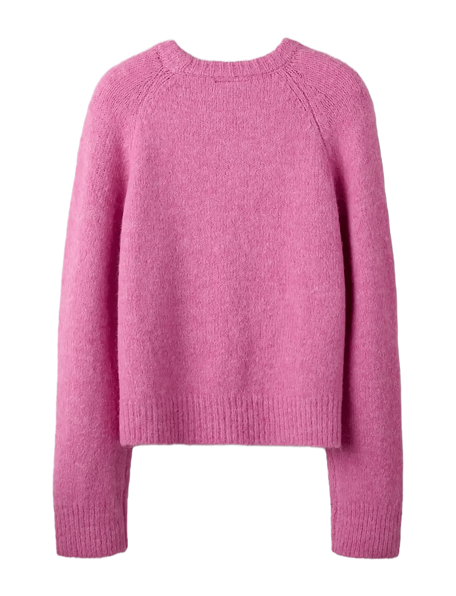 LMTD - NLFBULLO LS SHORT KNIT - trøjer - bonbon - 1