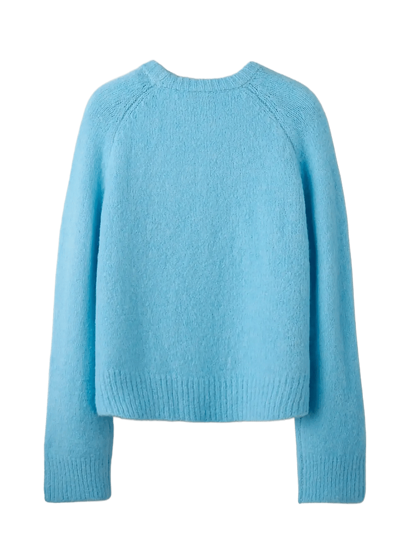 LMTD - NLFBULLO LS SHORT KNIT - pullover - ice water - 1