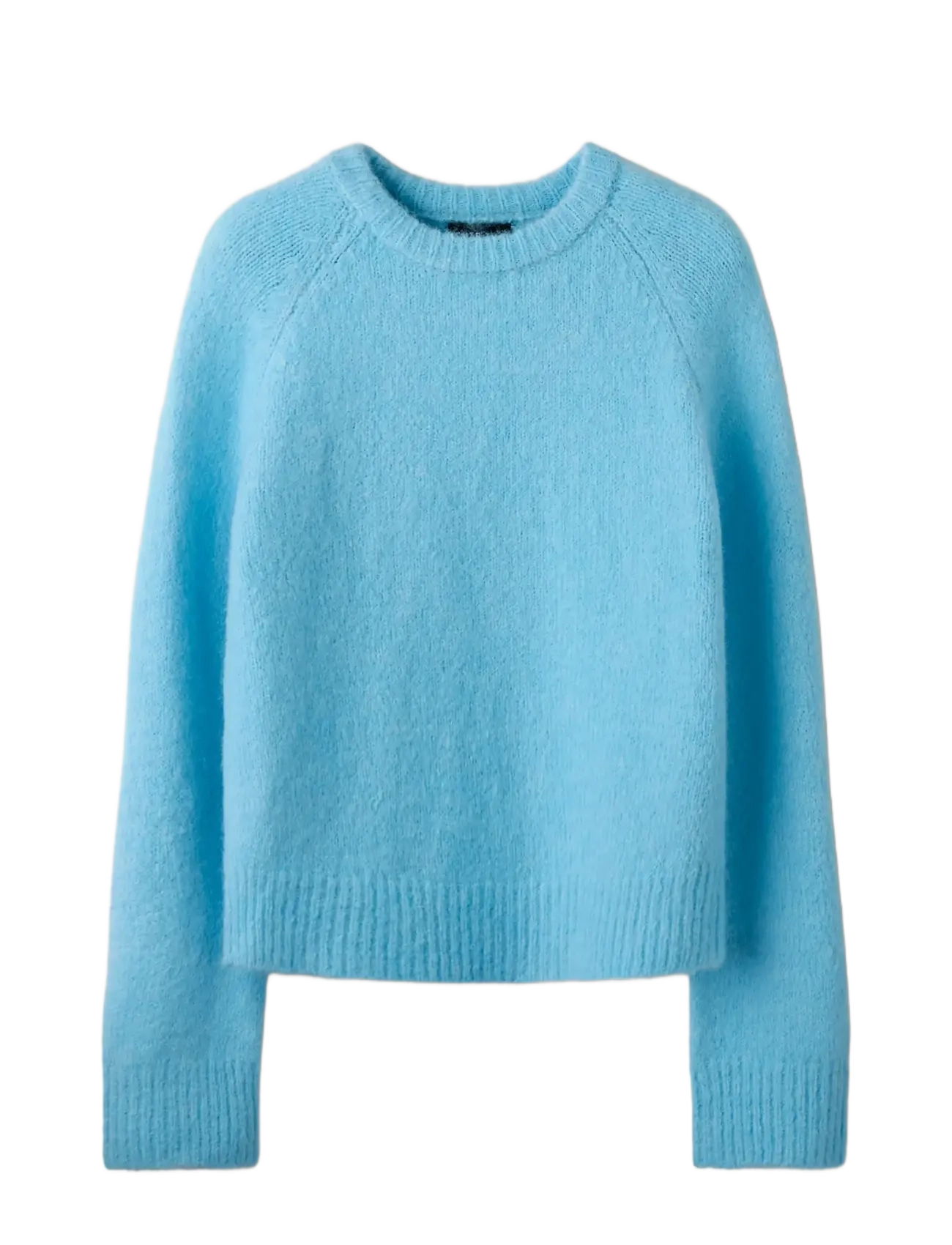 LMTD - NLFBULLO LS SHORT KNIT - trøjer - ice water - 2