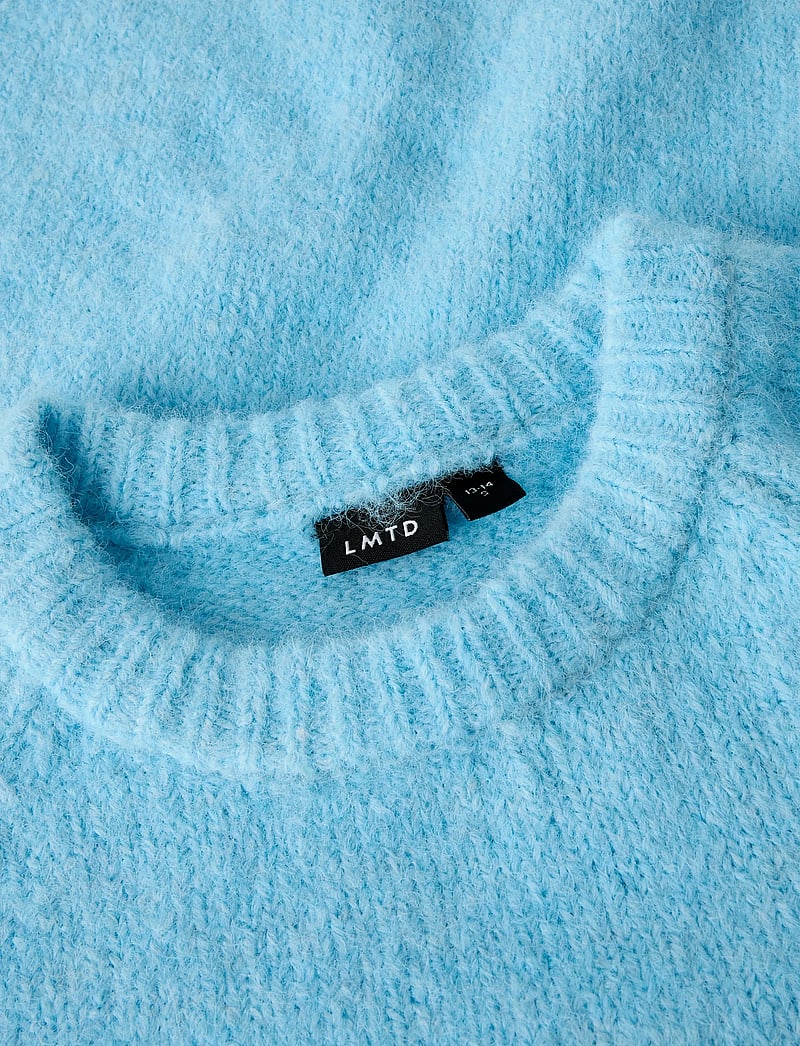 LMTD - NLFBULLO LS SHORT KNIT - pullover - ice water - 4