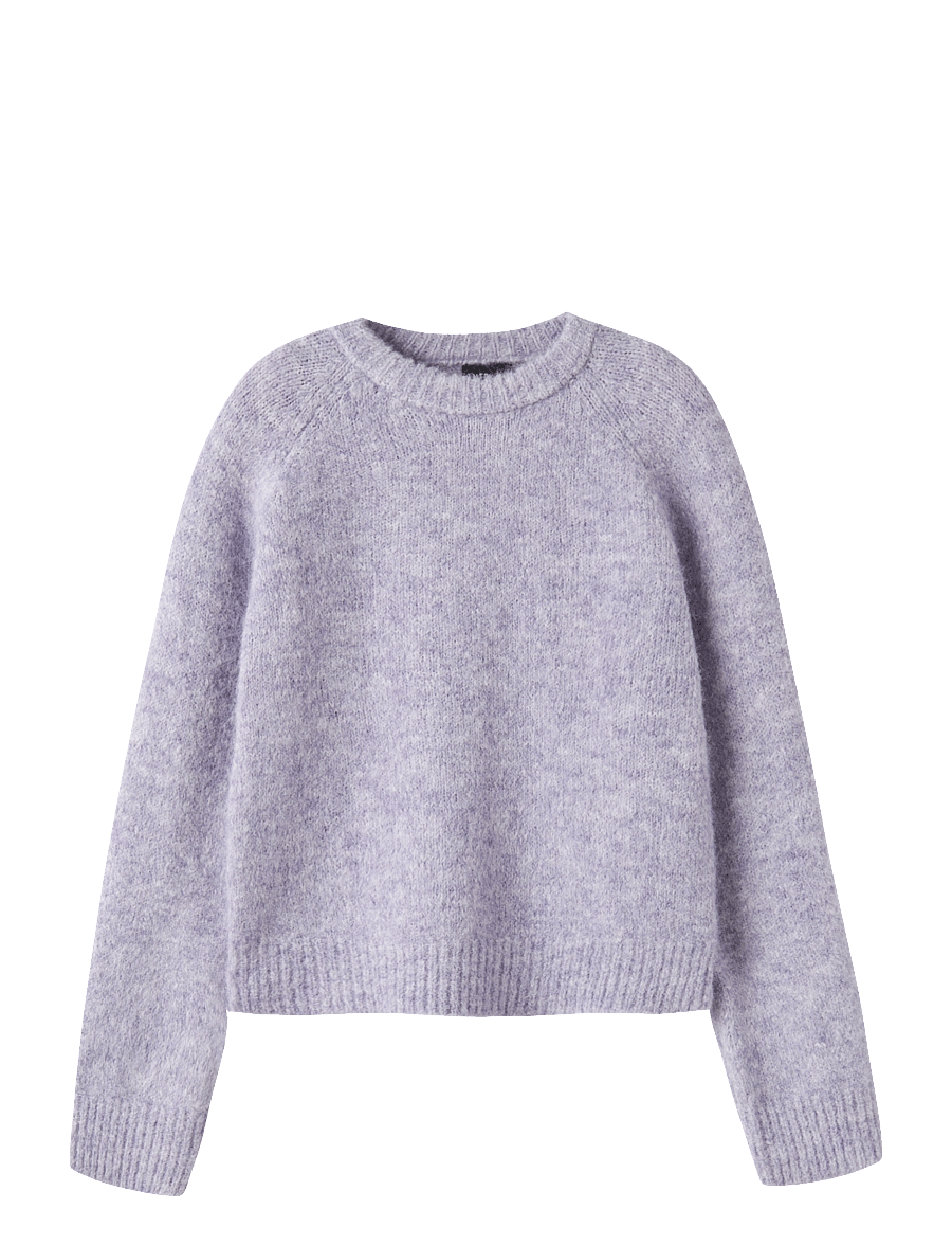 LMTD - NLFBULLO LS SHORT KNIT - džemprid - misty lilac - 0