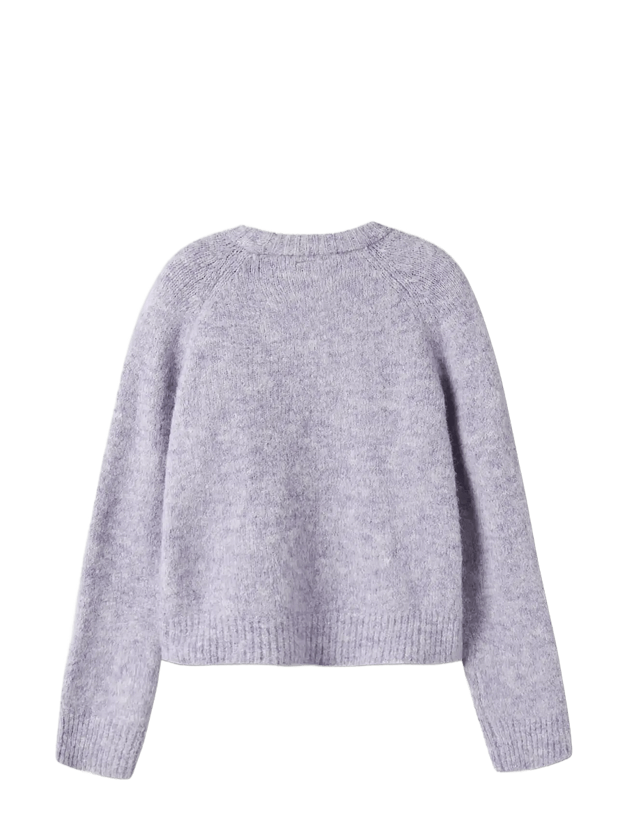 LMTD - NLFBULLO LS SHORT KNIT - džemprid - misty lilac - 1
