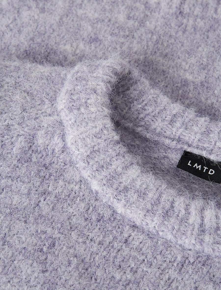LMTD - NLFBULLO LS SHORT KNIT - džemprid - misty lilac - 3