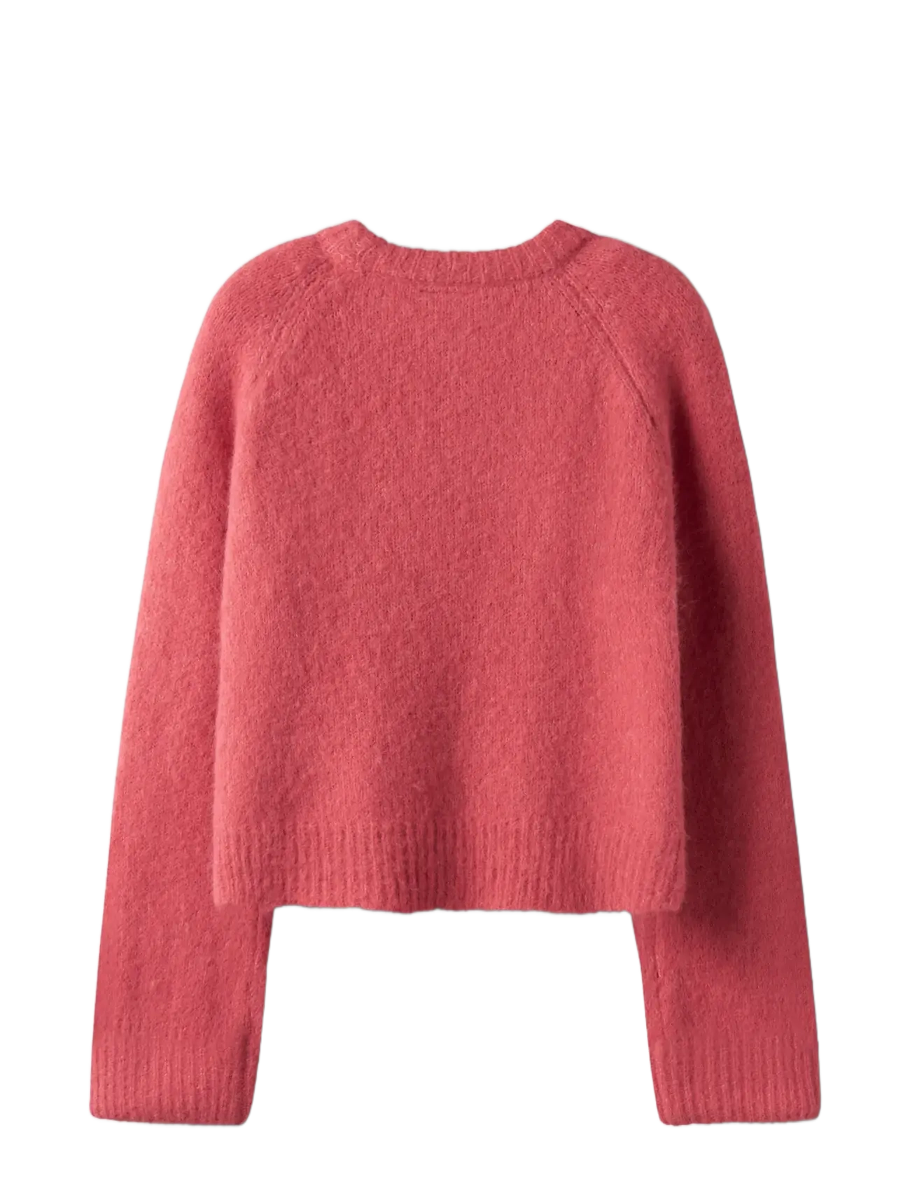 LMTD - NLFBULLO LS SHORT KNIT - peysur - party punch - 2