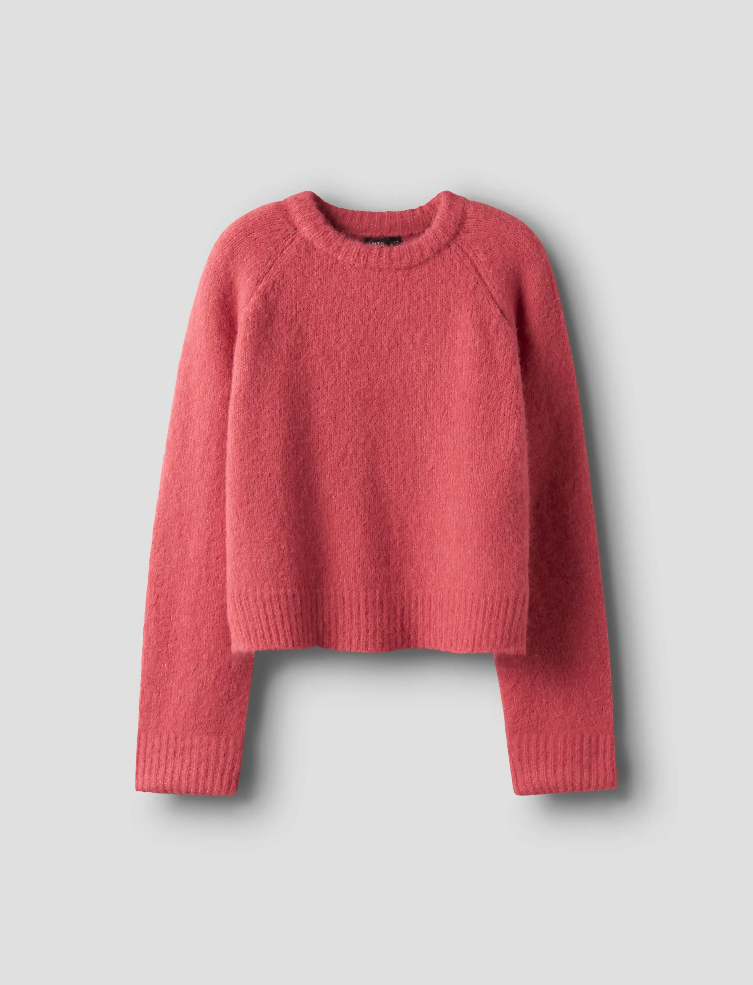 LMTD NLFBULLO LS SHORT KNIT - Gensere - PARTY PUNCH / pink/rose