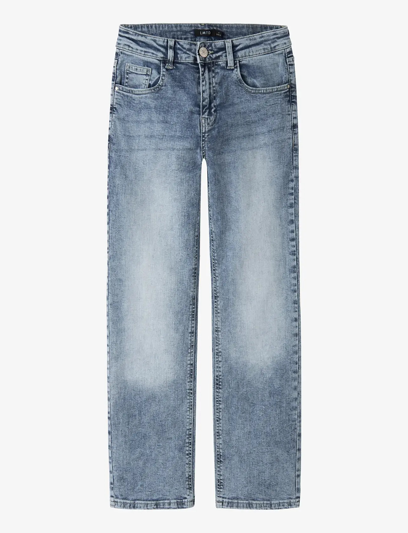 LMTD - NLMBLIX DNM R STRAIGHT PANT - tavalised teksad - light blue denim - 1
