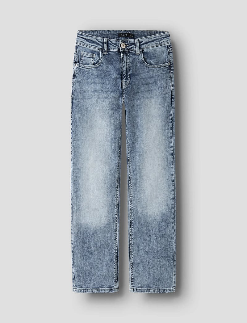 LMTD - NLMBLIX DNM R STRAIGHT PANT - tavalised teksad - light blue denim - 0