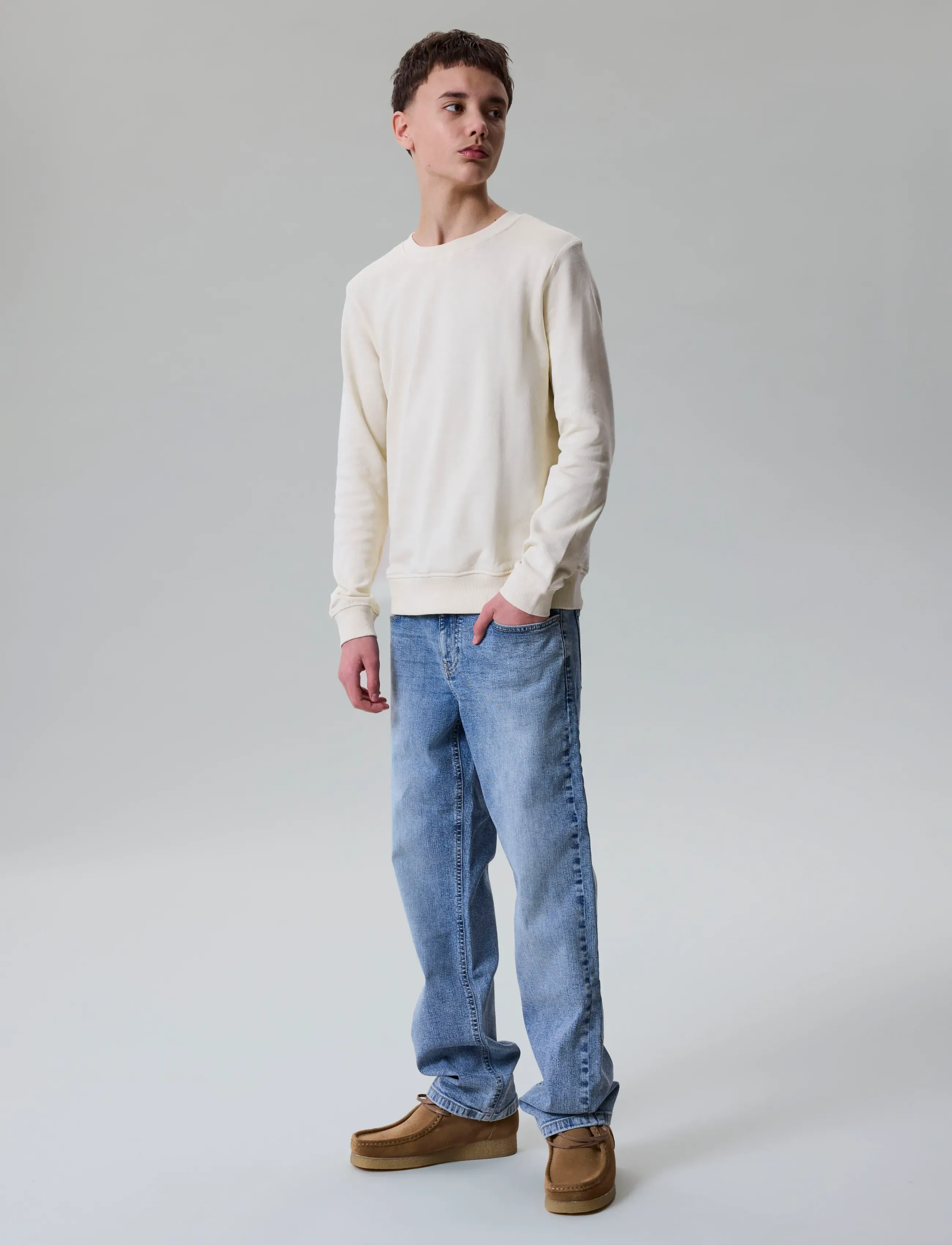 LMTD - NLMBLIX DNM R STRAIGHT PANT - regular jeans - light blue denim - 4