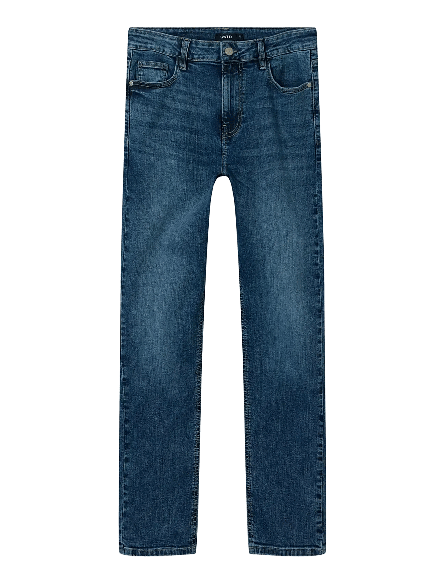 LMTD - NLMBLIX DNM R STRAIGHT PANT - regular jeans - medium blue denim - 0
