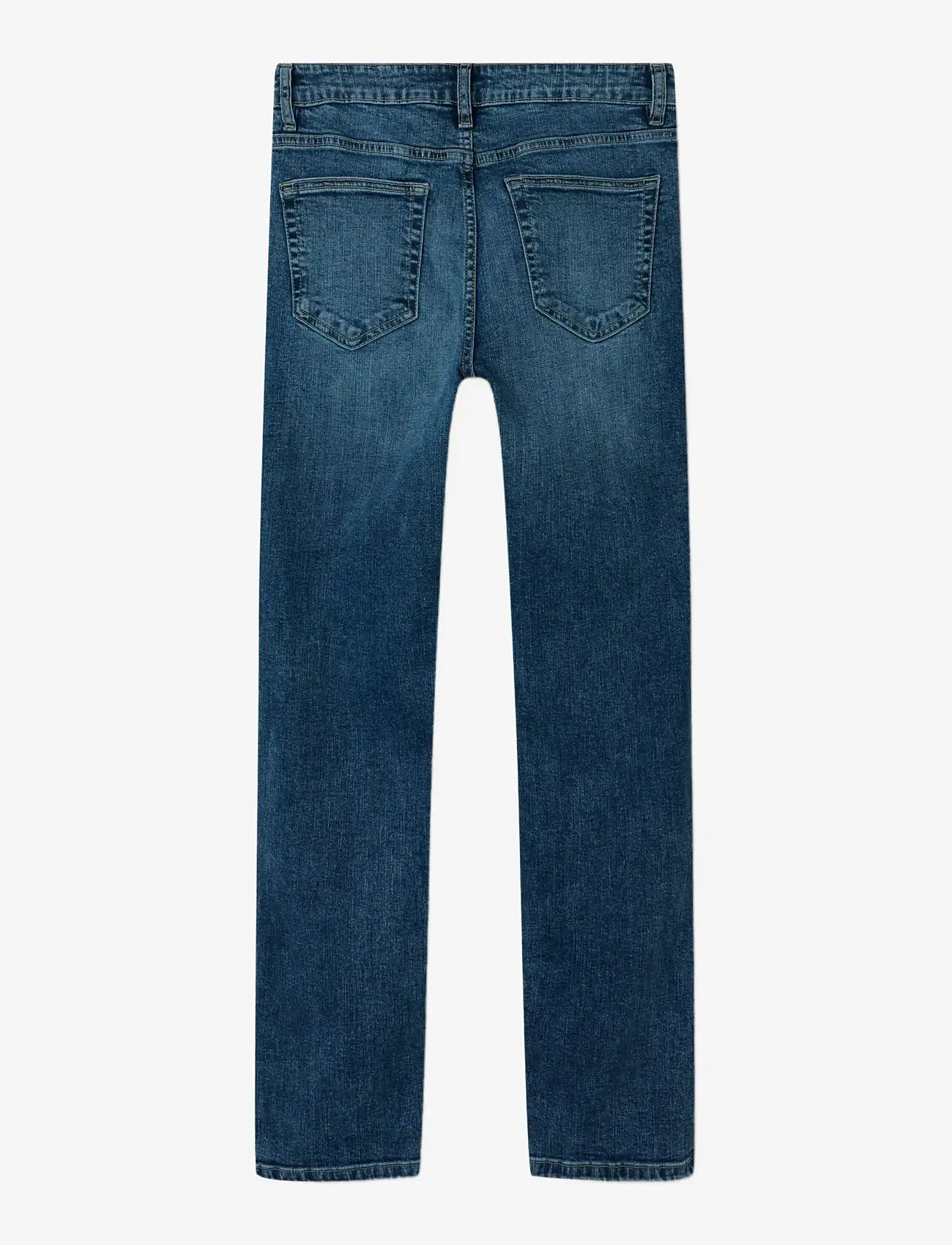 LMTD - NLMBLIX DNM R STRAIGHT PANT - tavalised teksad - medium blue denim - 1