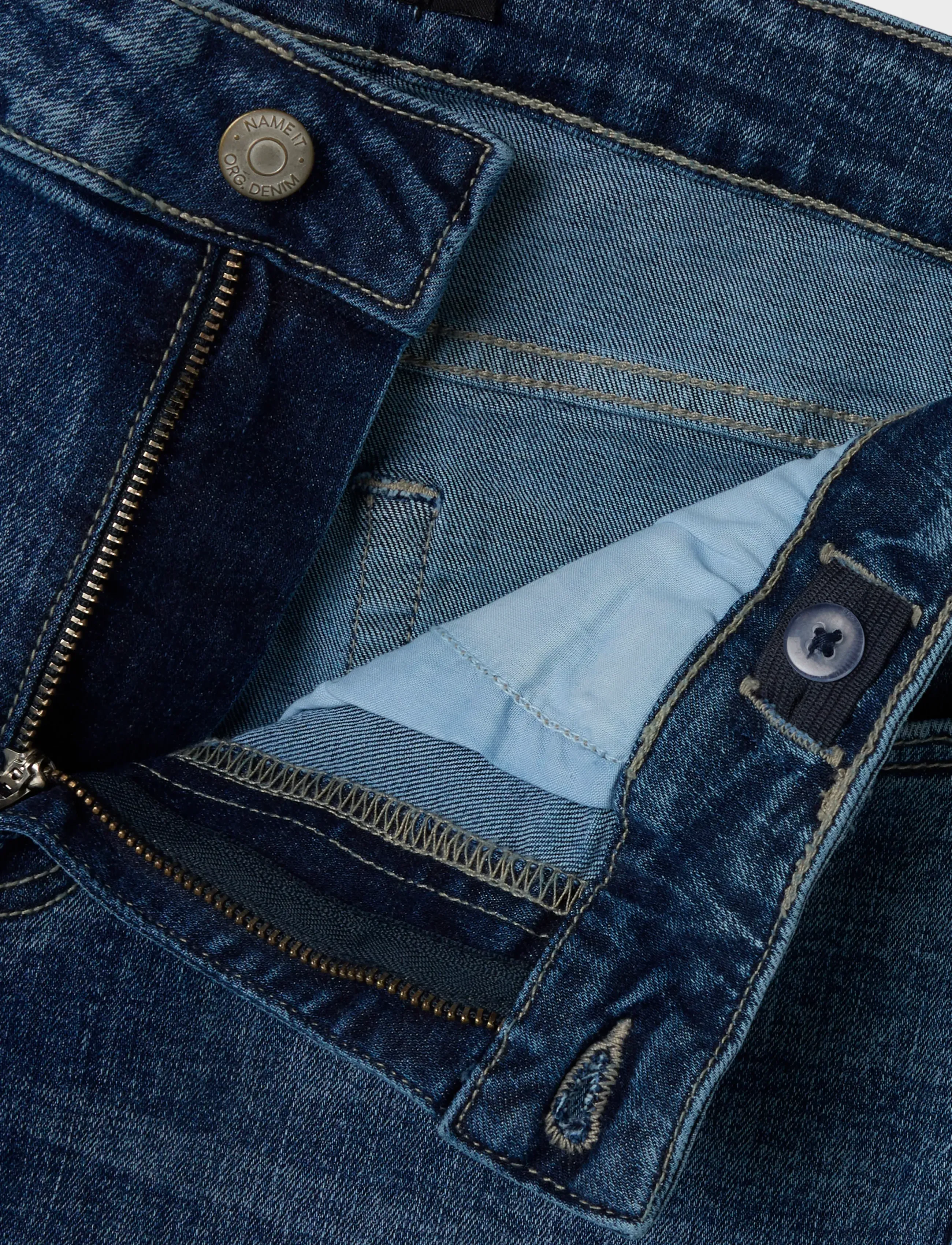LMTD - NLMBLIX DNM R STRAIGHT PANT - regular jeans - medium blue denim - 2