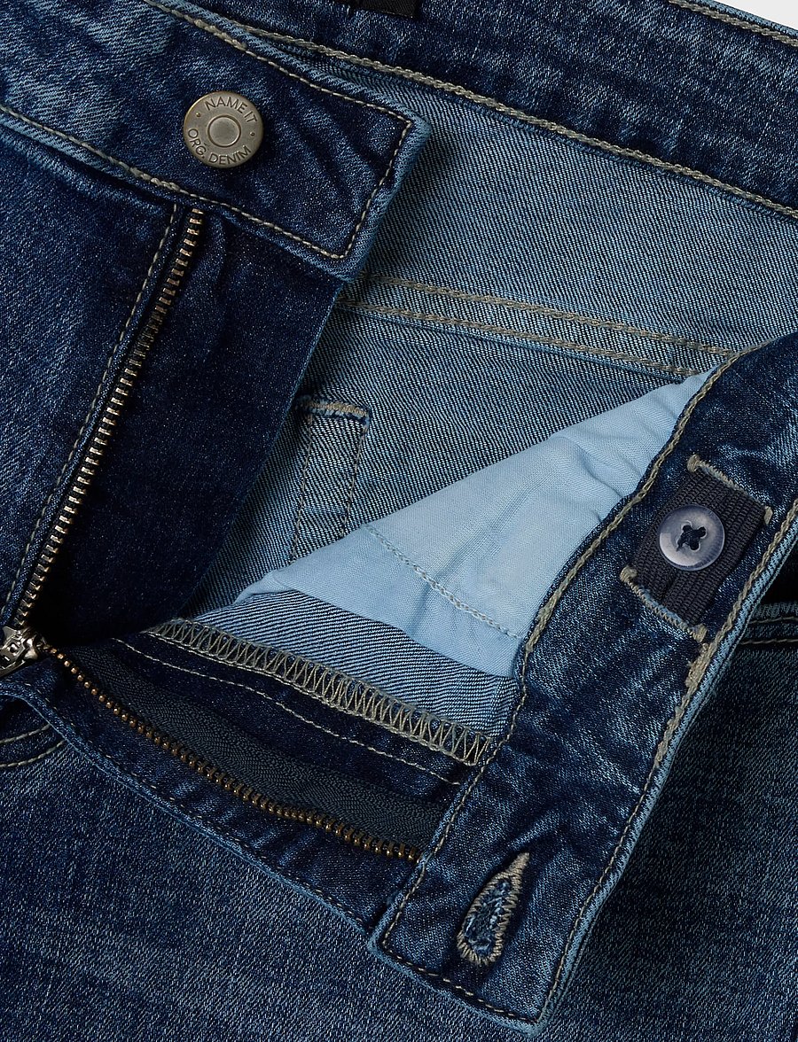LMTD - NLMBLIX DNM R STRAIGHT PANT - regular jeans - medium blue denim - 2