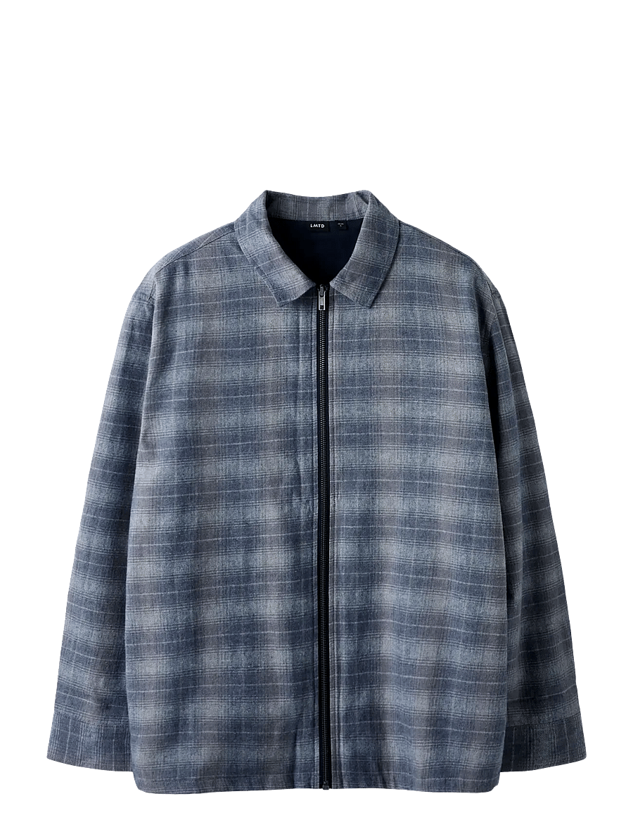 LMTD - NLMBLAKE LS ZIP SHIRT - overshirts - dark sapphire - 0