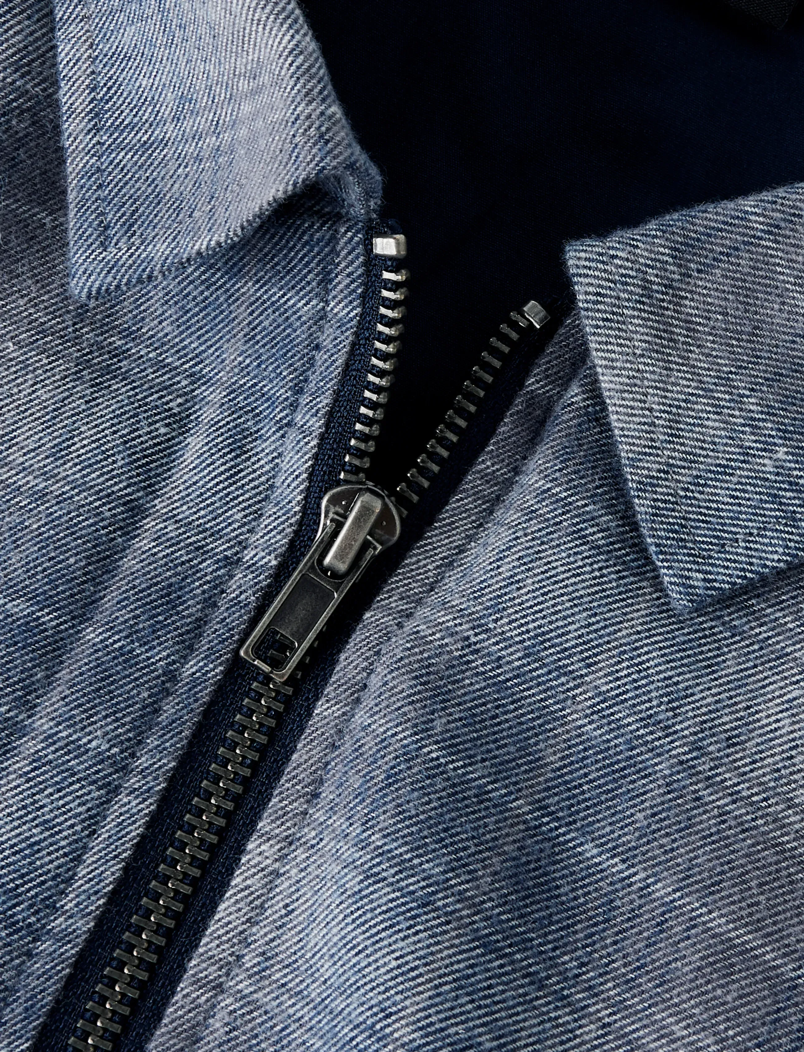 LMTD - NLMBLAKE LS ZIP SHIRT - overshirts - dark sapphire - 5