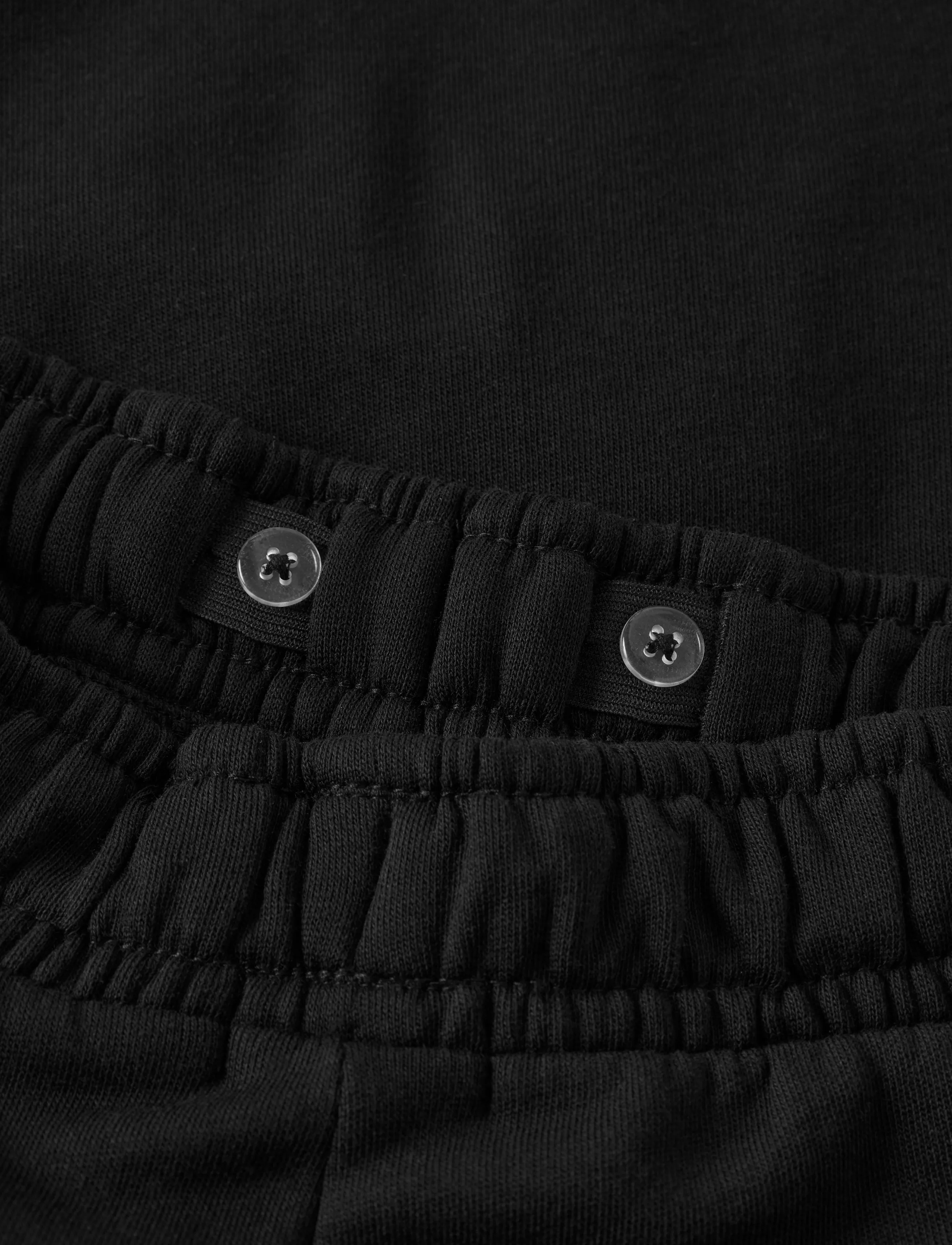 LMTD - NLFNIZU LW BALLOON LC SWEATPANT - mjukisbyxor - black - 2