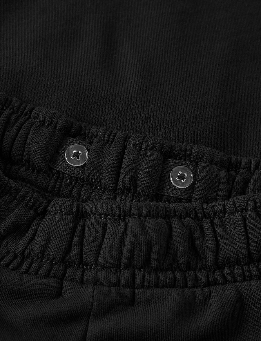 LMTD - NLFNIZU LW BALLOON LC SWEATPANT - mjukisbyxor - black - 2