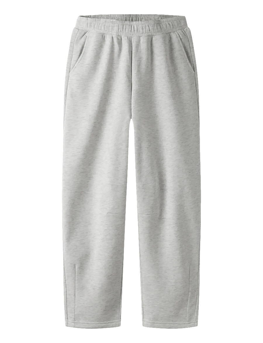LMTD - NLFNIZU LW BALLOON LC SWEATPANT - jogginghosen - light grey melange - 1