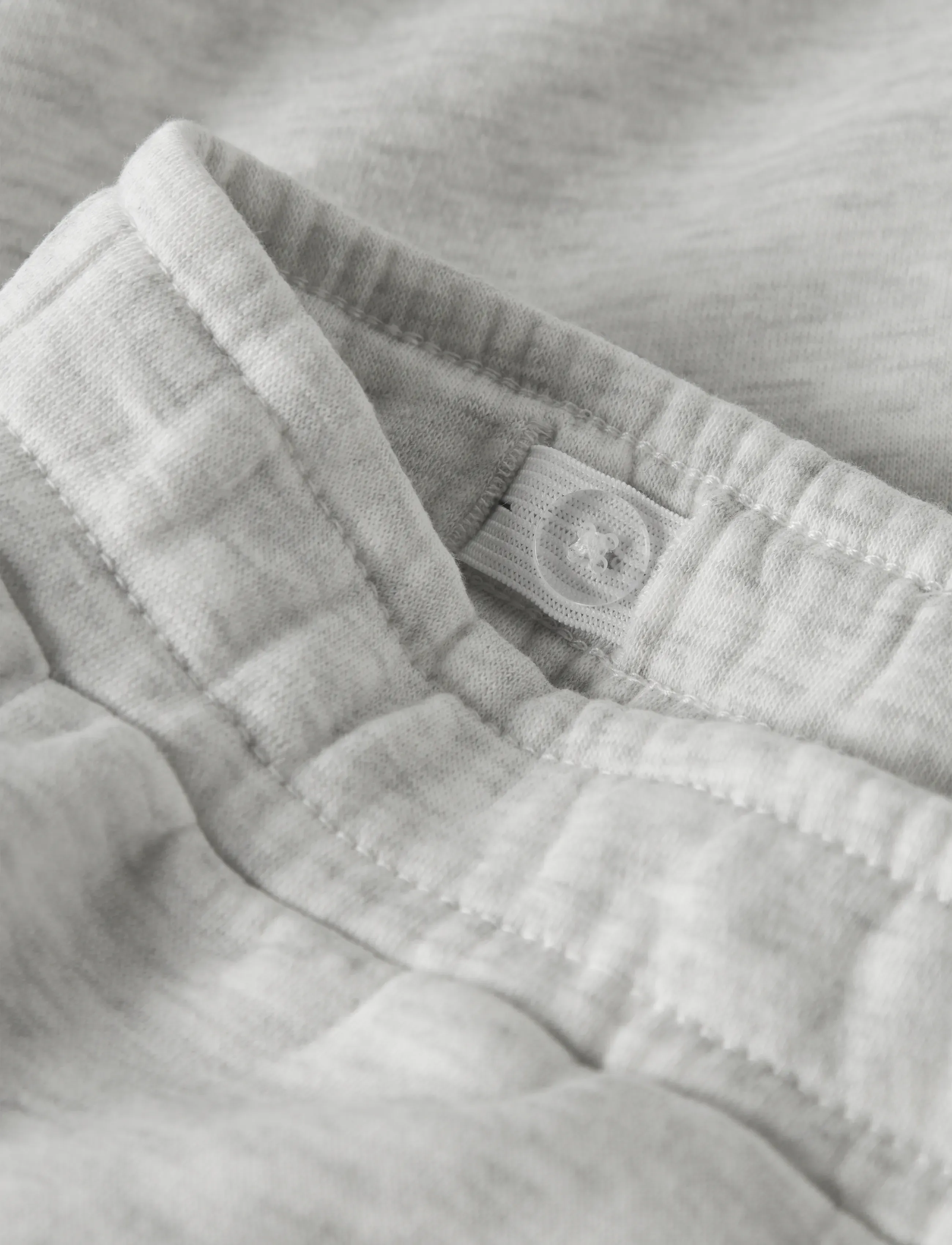LMTD - NLFNIZU LW BALLOON LC SWEATPANT - jogginghosen - light grey melange - 4