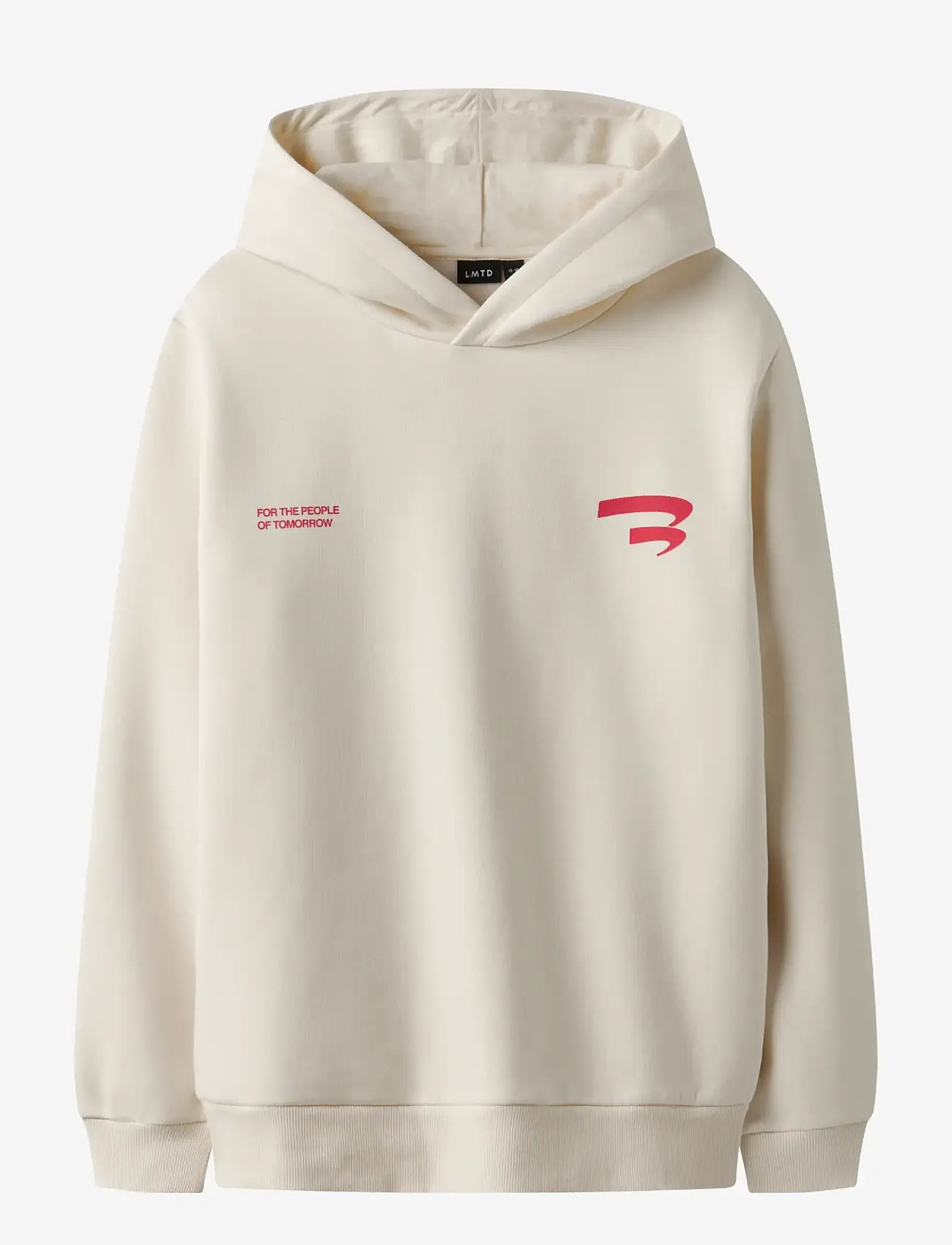 LMTD - NLNBASE LS L SWEAT W. HOOD - hættetrøjer - turtledove - 1