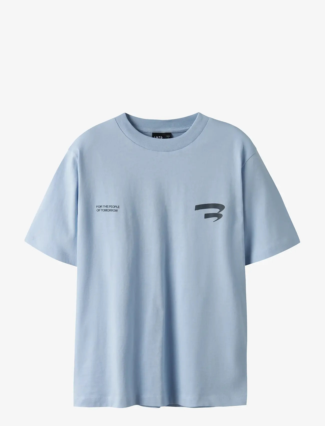 LMTD - NLNBASE SS L TOP - kortærmede t-shirts - kentucky blue - 1