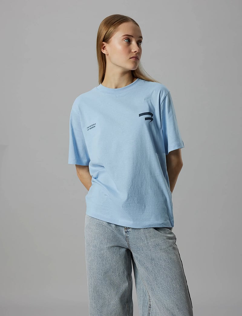LMTD - NLNBASE SS L TOP - lühikeste varrukatega t-särgid - kentucky blue - 4